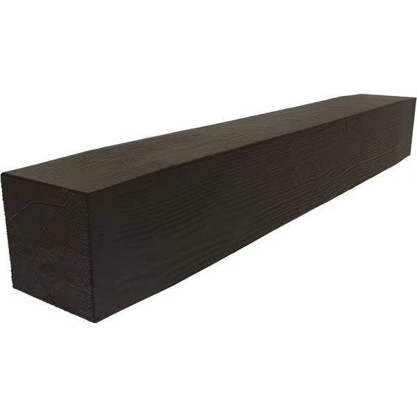 Sandblasted Faux Wood Fireplace Mantel, NaturaL x 4